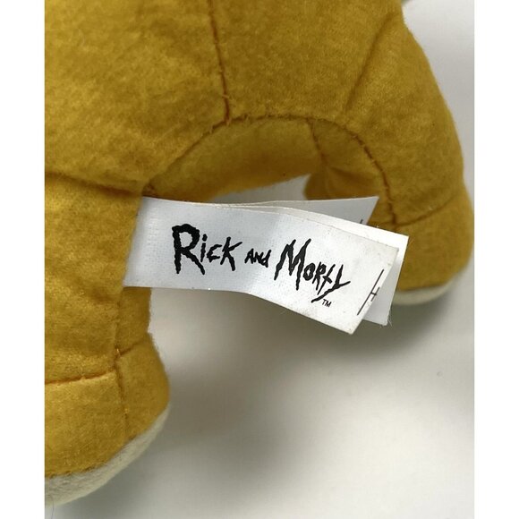 2020 Rick and Morty 9" Yellow Plush Stuffed SQUANCHY Toy Factory Adult Swim EUC - Picture 4 of 5